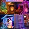 Christmas Decorations Lights, 10ft Smart RGB Christmas Decorative Lights with Santa Claus, Bluetooth & App Controlled Ladder Lights - Music Sync Color Changing Xmas Lights for Indoor Outdoor
